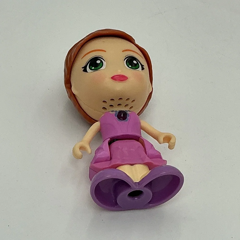 Vtech Flipsies Doll Girl Pink Dress Talks Works